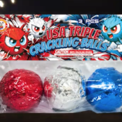 USA Triple Crackle Balls 3pk